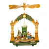Hubrig Volkskunst Pyramids|Pyramid "Grandma's Christmas Parlour"