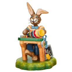 Hubrig Volkskunst Hubrig Miniatures|Rabbit School Felix First Day At School