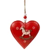 * Hanging Decorations|Red Heart With Rocking Horse