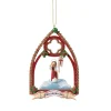 * Wood Tree Decorations|Resurrection Of Jesus, Oberammergau