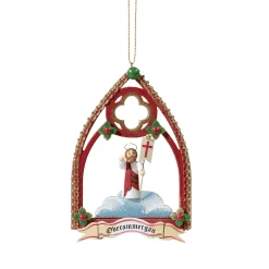 * Wood Tree Decorations|Resurrection Of Jesus, Oberammergau