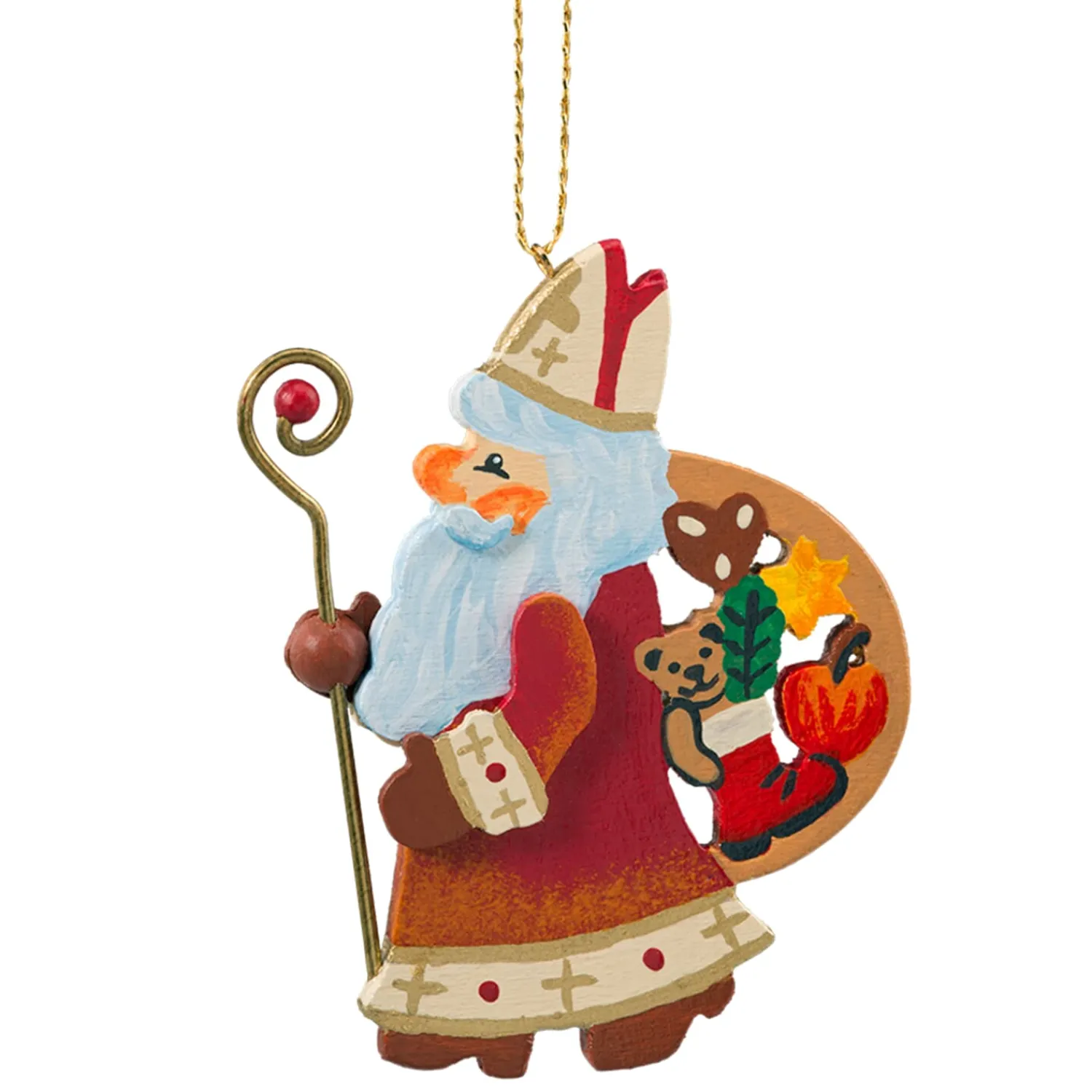 * Wood Tree Decorations|Saint Nicholas