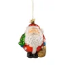 Poesie in Glas Glass Tree Decorations|Santa