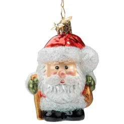 Poesie in Glas Glass Tree Decorations|Santa Claus