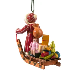 * Wood Tree Decorations|Santa's Sledge