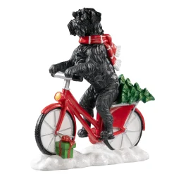 * Decorative Figurines|Schnauzer On Bike