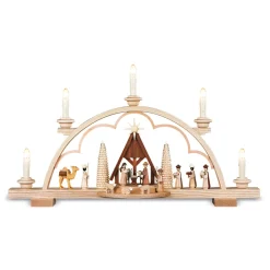 Müller Kleinkunst Schwibbogen|Schwibbogen "Birth Of Christ", 230V