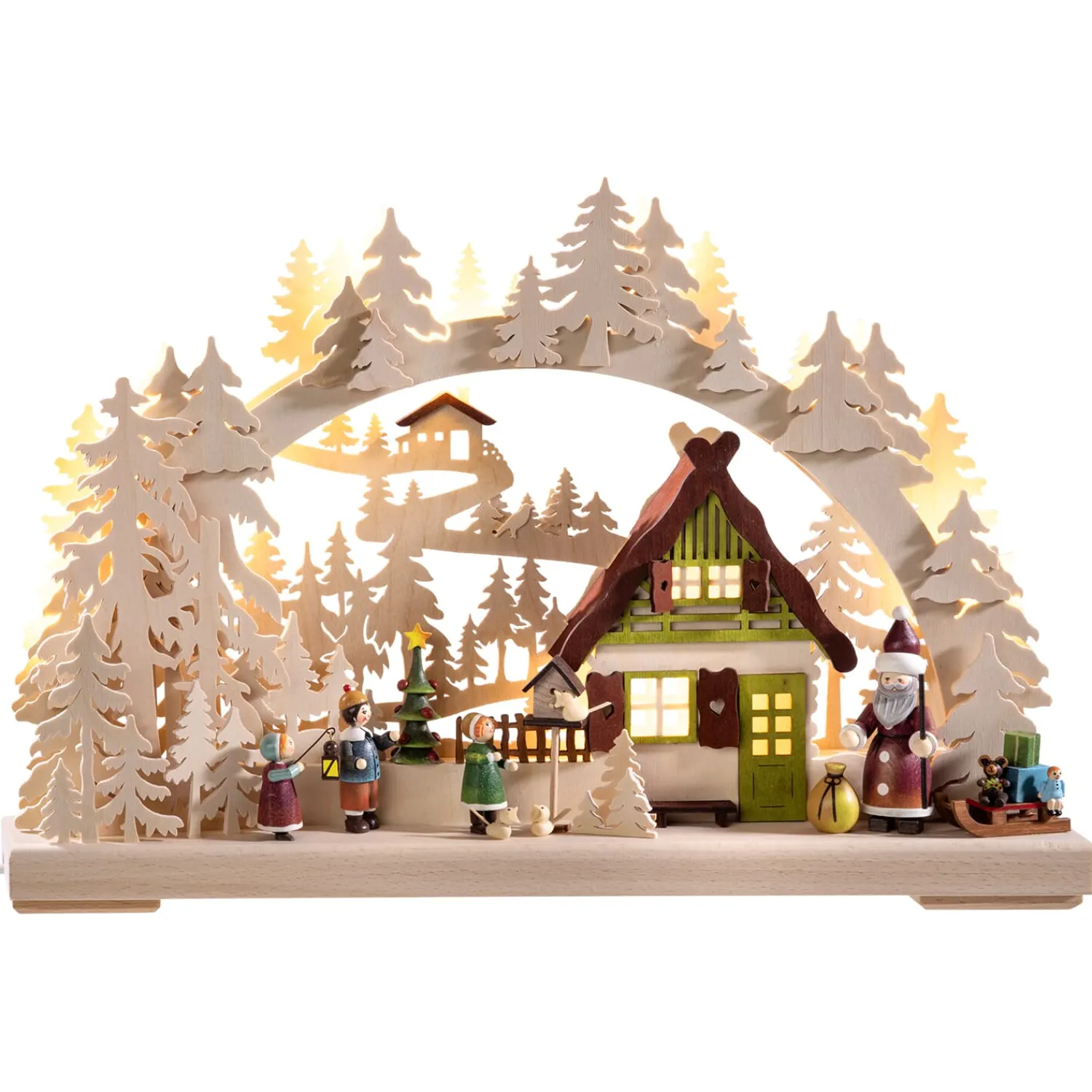 * Schwibbogen|Schwibbogen "Christmas Eve", 230V With Usb A Port