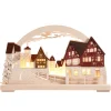 RATAGS Holzdesign Rothenburg Souvenirs|Schwibbogen "Rothenburg Plonlein" 230V With Usb A Port