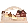 RATAGS Holzdesign Rothenburg Souvenirs|Schwibbogen "Rothenburg Plonlein" 115V With Usb A Port