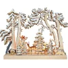 RATAGS Holzdesign Schwibbogen|Schwibbogen "Winter Forest Scene", 230V With Usb A Port