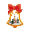 * Wood Tree Decorations|Seiffen Church In Bell