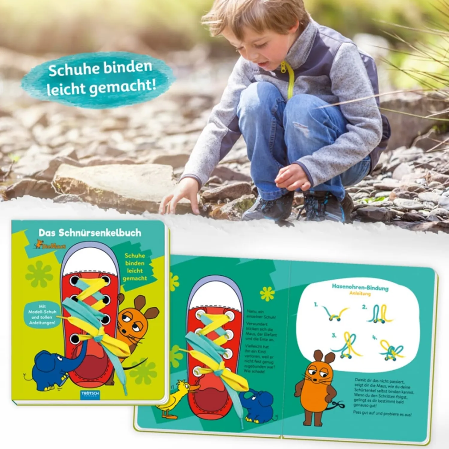 Trötsch Verlag Toys|Shoelace Book "The Mouse"