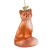 Poesie in Glas Glass Tree Decorations|Sitting Fox
