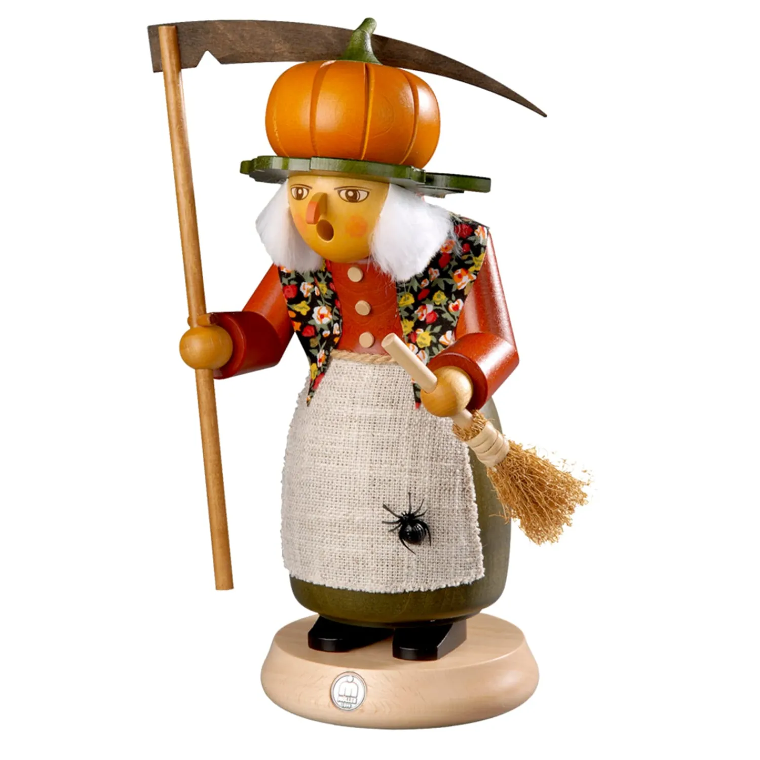 Müller Kleinkunst Incense Smokers|Smoker Halloween Witch With Pumpkin