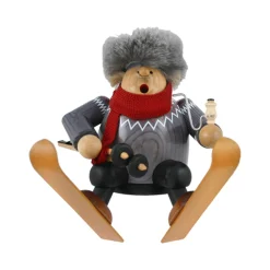 KWO Incense Smokers|Smoker Man With Ski, Incense Smoker