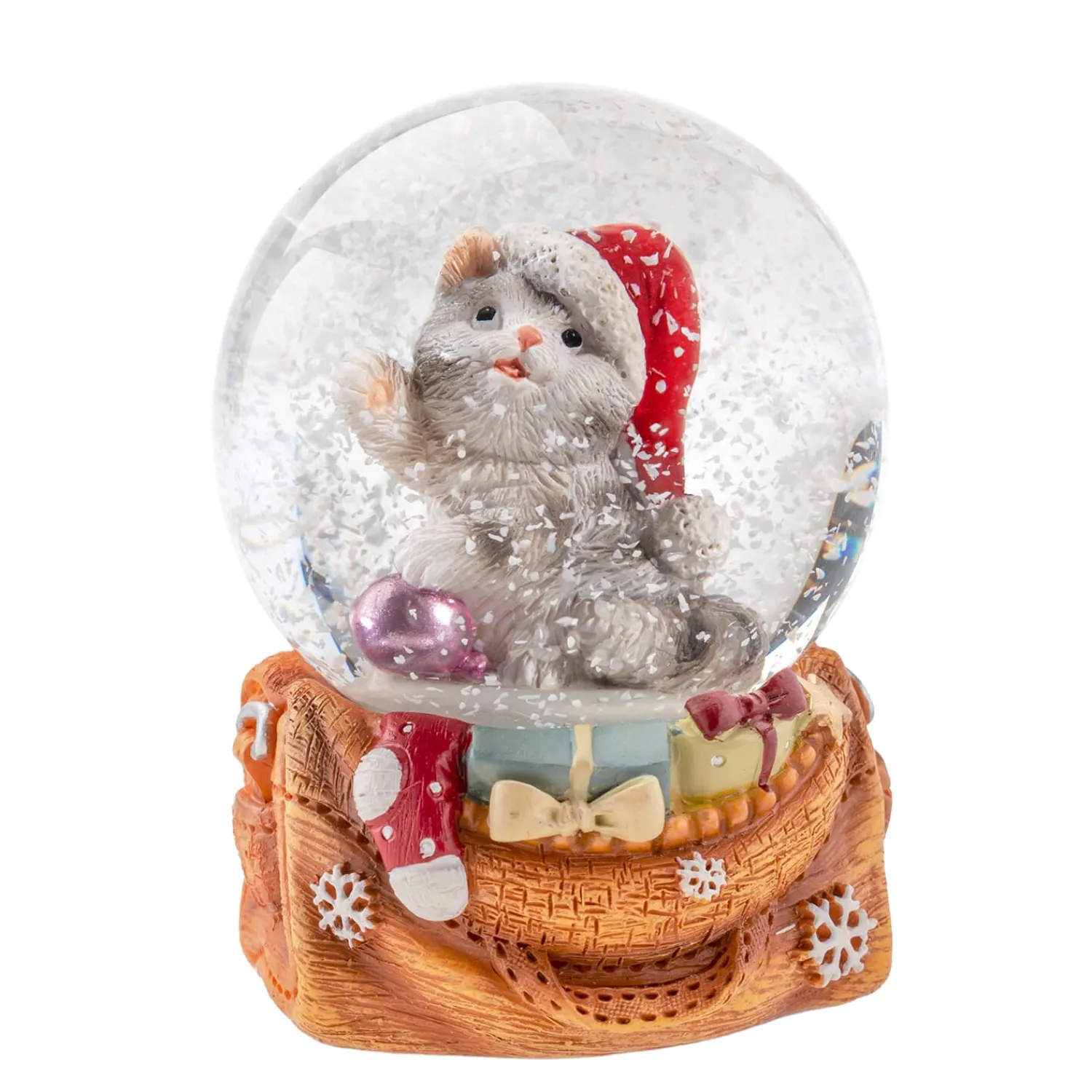 * Snow Globes|Snow Globe "Christmas Cat"