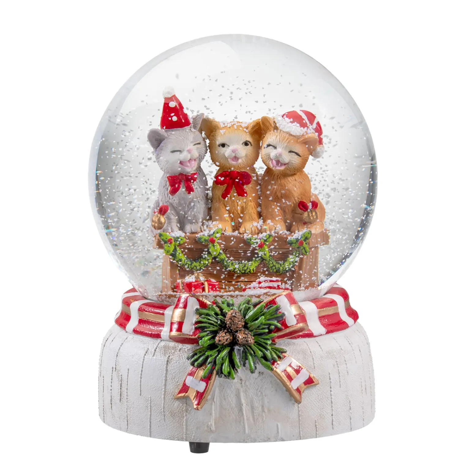 * Snow Globes|Snow Globe "Festive Cats"