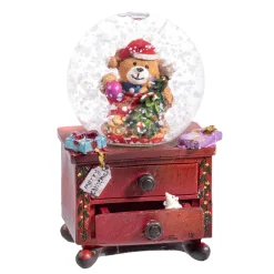 * Snow Globes|Snow Globe "Teddy's Christmas Surprise"
