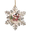 * Hanging Decorations|Snowflake With Snowman