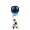 * Wood Tree Decorations|Snowman In Air Balloon