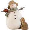 * Decorative Figurines|Snowman With Fox