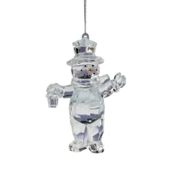 * Acrylic Tree Decorations|Snowman With Lantern, Acrylic
