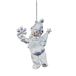 * Acrylic Tree Decorations|Snowman With Snowflake, Acrylic