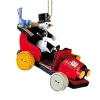 * Wood Tree Decorations|Snowman's Car