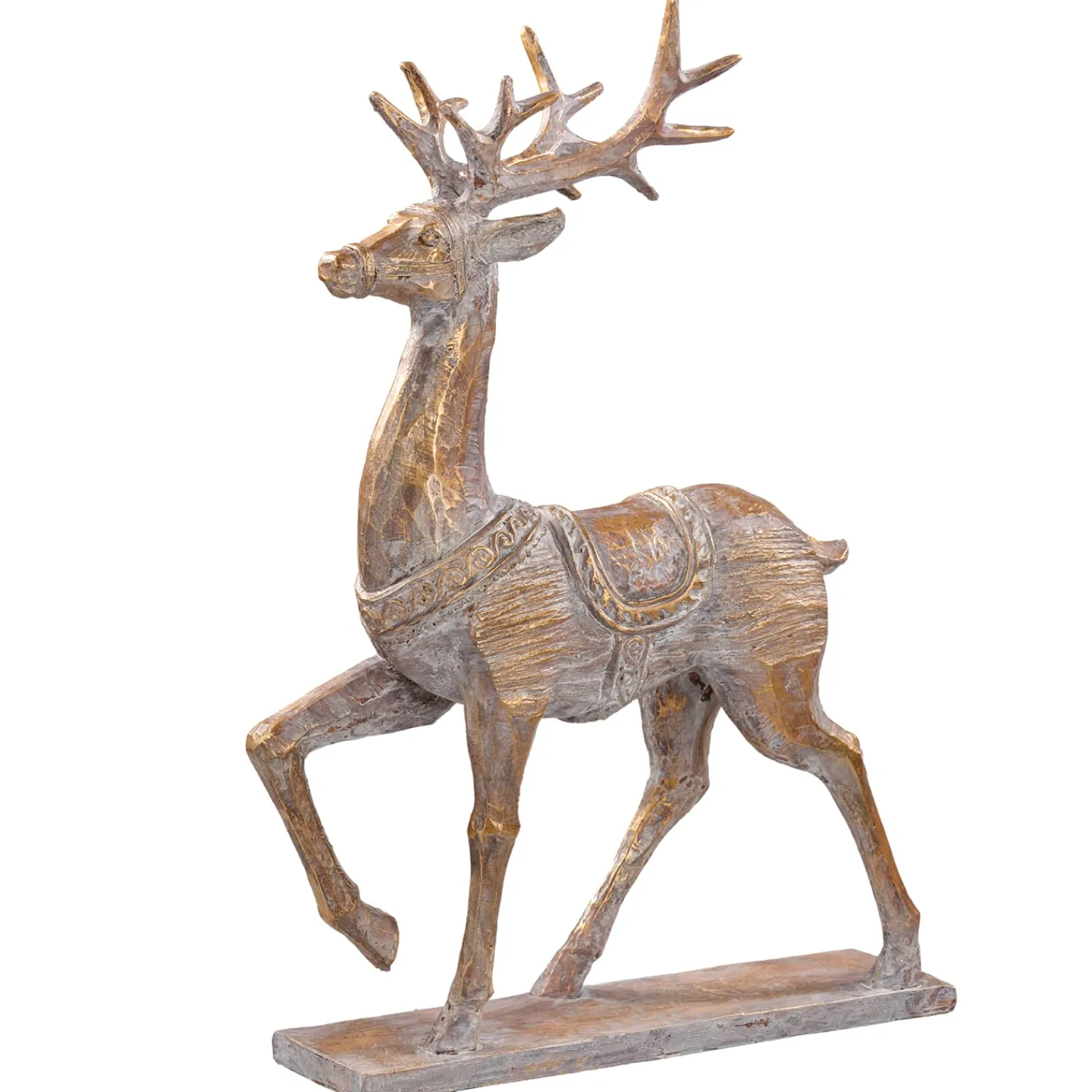 * Decorative Figurines|Stag Antique Gold