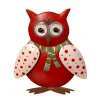 * Decorative Figurines|Standing Metal Owl