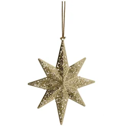 * Brass Tree Decorations|Star, Gold