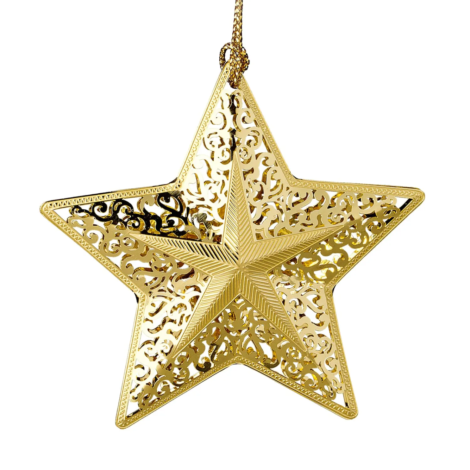 * Brass Tree Decorations|Star, Gold