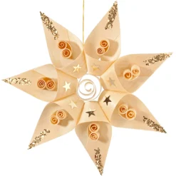 * Wood Tree Decorations|Star (Large)