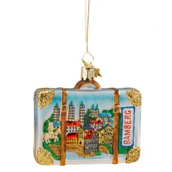 Poesie in Glas Bavaria Souvenirs|Suitcase Bamberg Blue