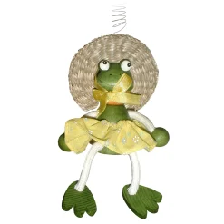 * Toys|Swinging Figure "Frog With Dress"