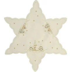 * Table Decorations|Tablecloth "Winter Village" R 10 Inch