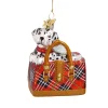 Poesie in Glas Glass Tree Decorations|Tartan Handbag With Dalmatian