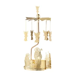 * Candle- & Tealight Holders|Tealight Mobile "Holy Family", Gold