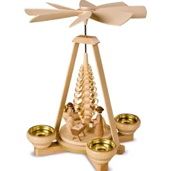 Müller Kleinkunst Pyramids|Tealight Pyramid "Birth Of Christ"