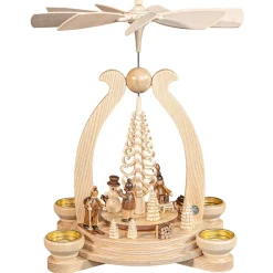 Müller Kleinkunst Pyramids|Tealight Pyramid "Winter Landscape"