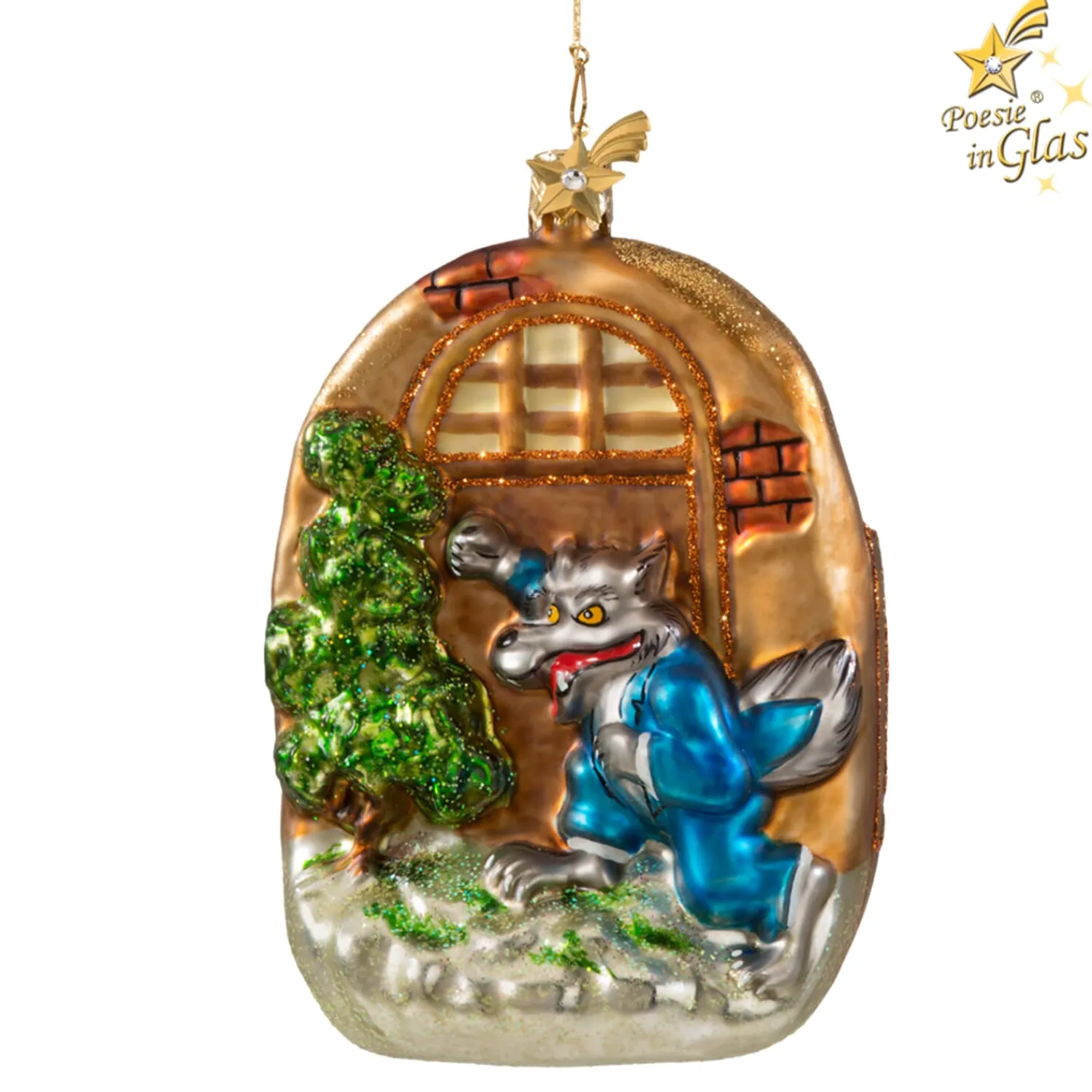 Poesie in Glas Glass Tree Decorations|The Wolf And The Seven Young Kids