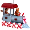 * Wood Tree Decorations|Train With Teddies
