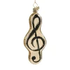 Poesie in Glas Glass Tree Decorations|Treble Clef