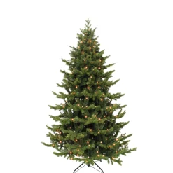 * Artificial Trees|Tree Sherwood Deluxe Green With Led Lighting, 84.65 Inch