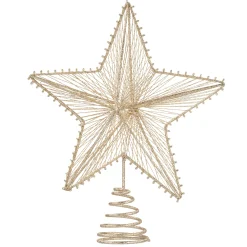 * Tree Topper|Tree Topper Christmas Star, Champagne