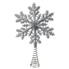 * Tree Topper|Tree Topper Snow Flake, Silver