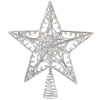 * Tree Topper|Tree Topper Star With Glimmer, Silver