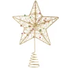 * Tree Topper|Tree Topper With Coloured Pearls, Gold