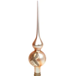 * Tree Topper|Tree-Topper Gold With Golden Decor